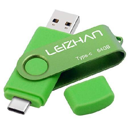 leizhan 64GB Type C Flash Drive USB 3.0 Memory Sti...