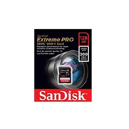 SanDisk 128GB SDXC SD Extreme Pro UHS-II Memory Ca...