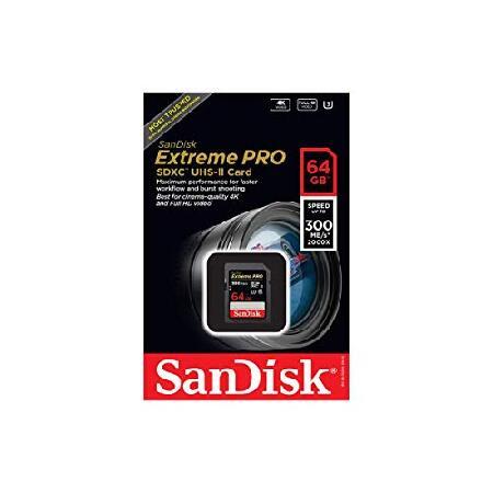 SanDisk 64GB SDXC SD Extreme Pro UHS-II Memory Car...