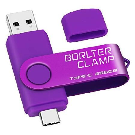 BorlterClamp USB Type-C フラッシュドライブ USB C 3.0 ジャンプドラ...