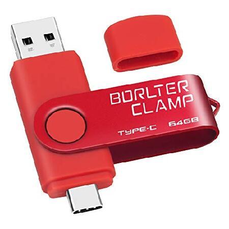 BorlterClamp USB Type-C フラッシュドライブ USB C 3.0 ジャンプドラ...