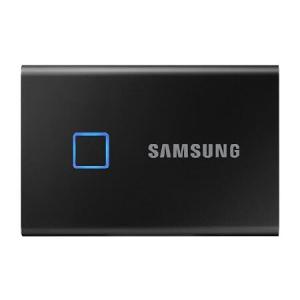 SAMSUNG T7 Touch Portable SSD 2TB + 2mo Adobe CC Photography ,up to 1050MB/s, USB 3.2 External Solid State Drive, Black (MU-PC2T0K/WW)