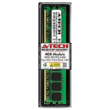 A-Tech 4GB DDR2 800MHz UDIMM PC2-6400 CL6 2Rx8 1.8...