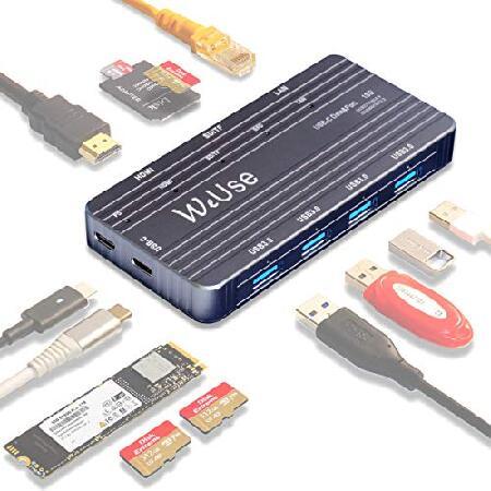 WeUse USB-C データ＆ポート 1SD : 12イン1 データストレージディスク＆マルチポー...