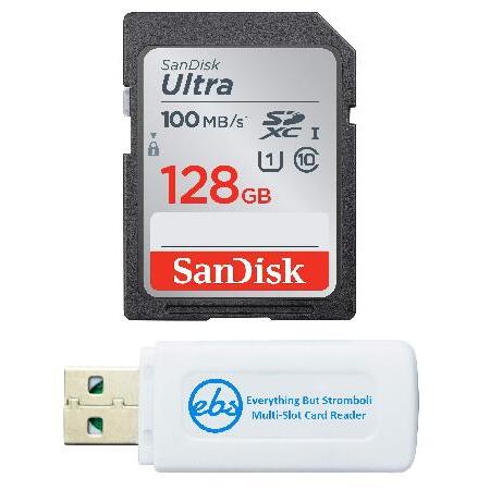 SanDisk SDXC Ultra 128GB Memory Card for Camera Pa...