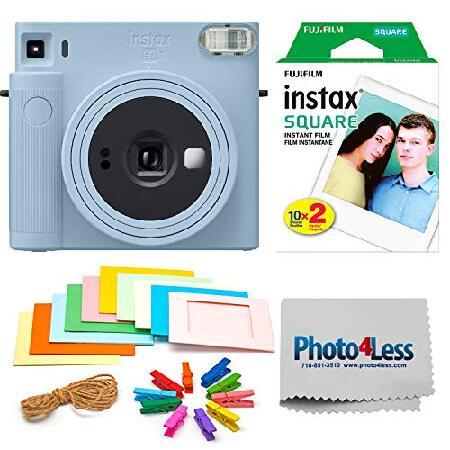 富士フイルム Instax Square SQ1 グレイシャーブルーインスタントカメラ + 富士フイ...