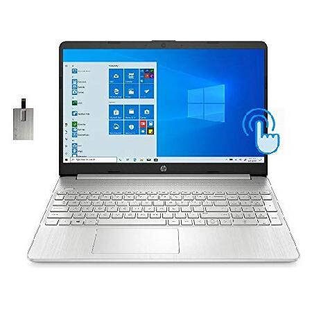 HP 2021 15.6” HD Touchscreen Laptop Computer, AMD ...