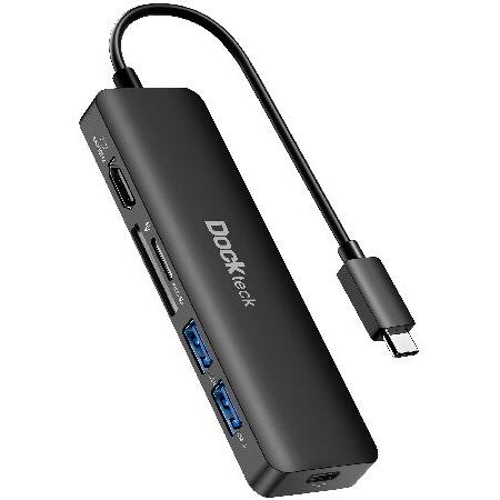 Dockteck USB Type C ハブ 6-in-1タイプ C 4K 60Hz HDMIポート...