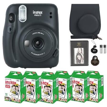 富士フイルム Instax Mini 11カメラ 富士フイルムインスタントミニフィルム(60枚)付属...