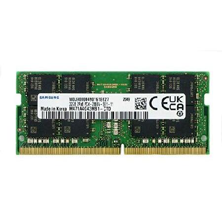 Samsung 32GB DDR4 PC4-21300、2666MHZ 260ピン SODIMM 1...