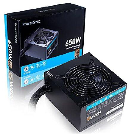 PowerSpec 650W 電源 80プラス ブロンズ認定 固定ケーブル 非モジュラー ATX P...