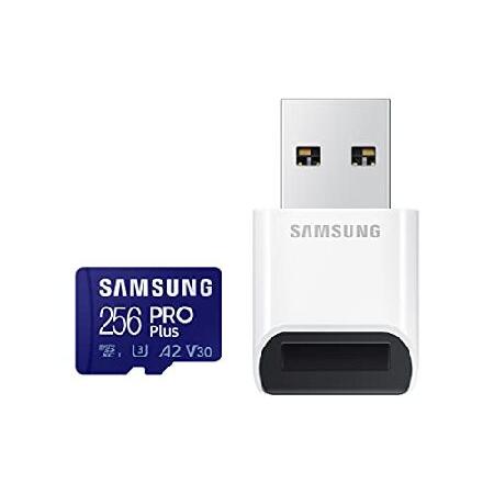 SAMSUNG (サムスン) PRO Plus + リーダー 256GB MicroSDXC 最大1...