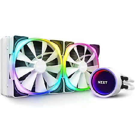 NZXT KRAKEN X63 ホワイト 簡易水冷CPUクーラー RGB対応 280mm RL-KR...