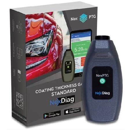 塗装深さ計 NexPTG 標準膜厚計 ワイヤレス車塗装厚さ計テスター 専用アプリケーション付き Ne...