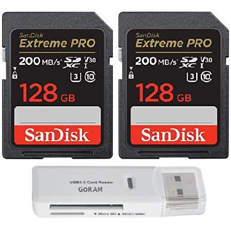 SanDisk (サンディスク) 128GB Extreme Pro SDXC UHS-I Clas...