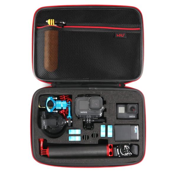 HSU Large Carrying Case for GoPro Hero 12,11,10,9,...