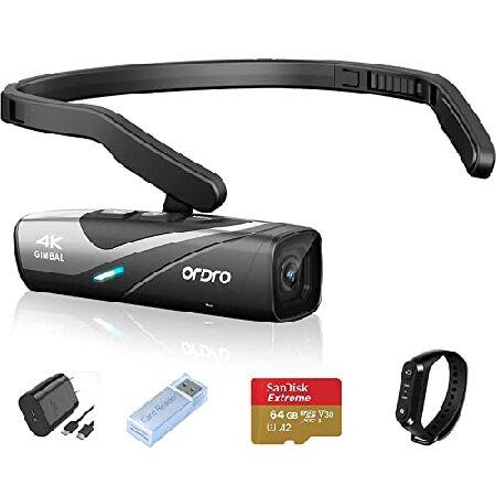 ORDRO EP8 4K Head-Mounted Video Camera, Ultra HD 4...