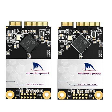 mSATA SSD 128GB SHARKSPEED Plus 内蔵型ミニSATA SSDドライブ ...