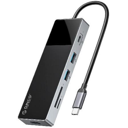 ORICO USB Cドッキングステーション USB Cハブ (9-in-1) 4K HDMI 10...