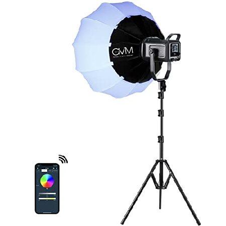 GVM 150W RGB Video Light Kit, 2700K~7500K Bi-Color...