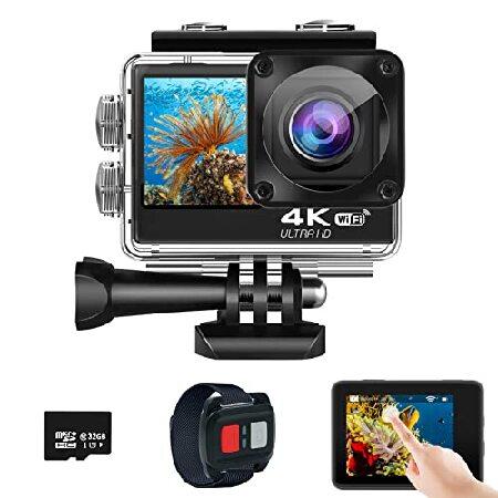 Mafomil Action Camera 4K 60FPS,WiFi Sports Camera ...