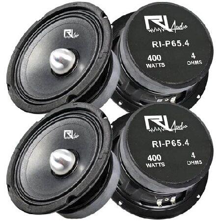 RI Audio 6.5インチ ミッドレンジスピーカー 400W ピークパワー 200W RMS 4...