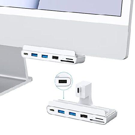 GEWOKLIY USB Cハブ iMac 24インチ 7イン1 USB Cハブ USB 3.0 5...