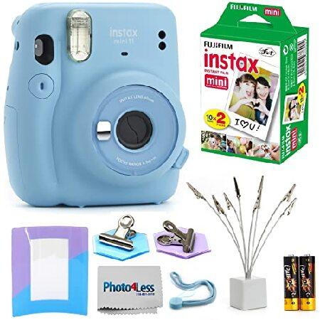 富士フイルム Instax Mini 11 インスタントカメラ (スカイブルー) - Fuji In...