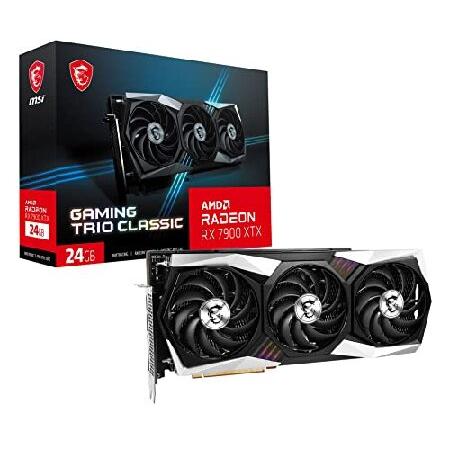 MSI Radeon RX 7900 XTX GAMING TRIO CLASSIC 24G グラフ...