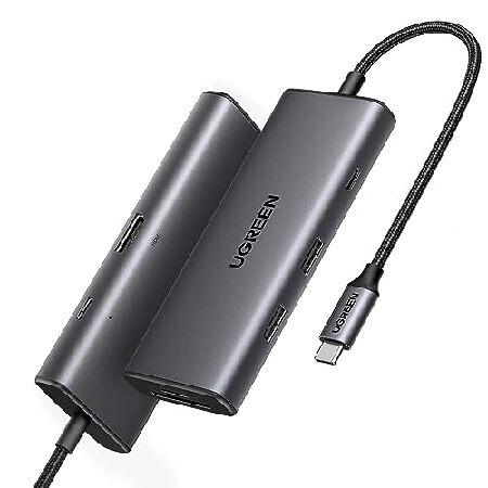 UGREEN Revodok USB Cハブ 7-IN-1 USB ハブ 10Gbps超高速データ転...