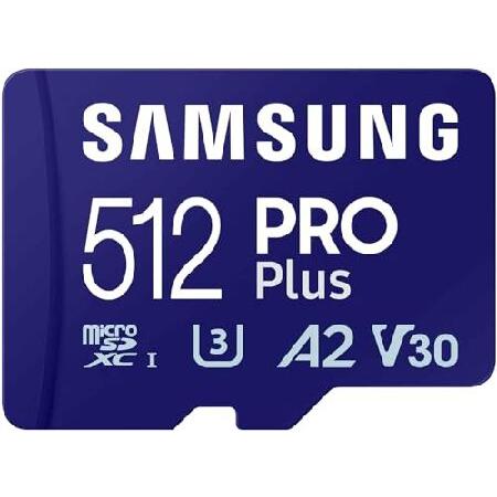 Samsung PRO Plus SDカード512GB UHS-I U3インターフェース搭載 フルH...