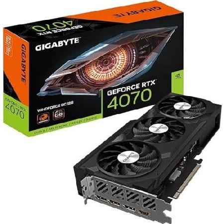 Gigabyte GeForce RTX 4070 WINDFORCE OC 12GB グラフィック...