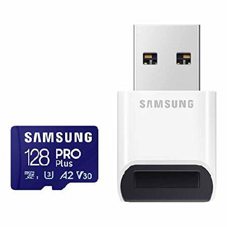 SAMSUNG PRO Plus microSD Memory Card + Reader, 128...