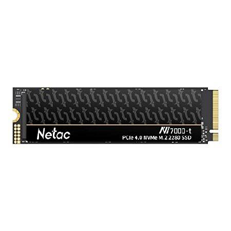 Netac 512GB PCIe Gen4x4 M.2 SSD 最大7,300MB/秒 NVMe 内...