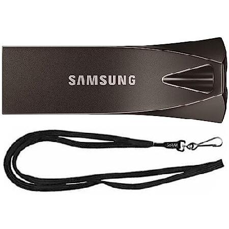 Samsung 256GB Bar Plus 400MB/秒 USB 3.1 フラッシュドライブ (...