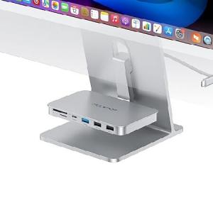 Pulwtop USB Cハブ iMac用 iMac用 iMacアクセサリー 10Gbps NVMe SATA SSDエンクロージャー USB A 10Gbps USB C 3.2 Gen 2 USB-A2.0 SD/TFカードリーダー iMac 2｜valueselection2