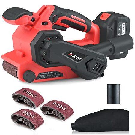 AOBEN 21V Cordless 3X18&quot;Belt Sander,Variable Speed...