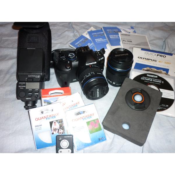 Olympus Evolt E520 10MP Digital SLR Camera with 14...