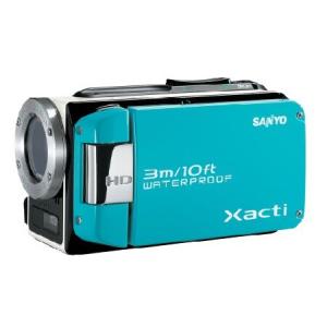 Sanyo VPC-WH1 High Definition Waterproof Flash Memory Camcorder w/ 30x Optical Zoom (Blue) (Discontinued by Manufacturer)｜valueselection