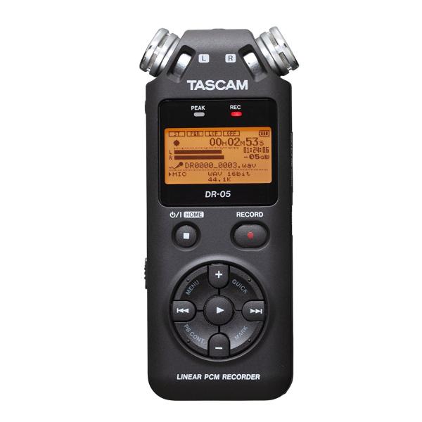Tascam デジタルボイスレコーダー DR-05V2 ブラック 