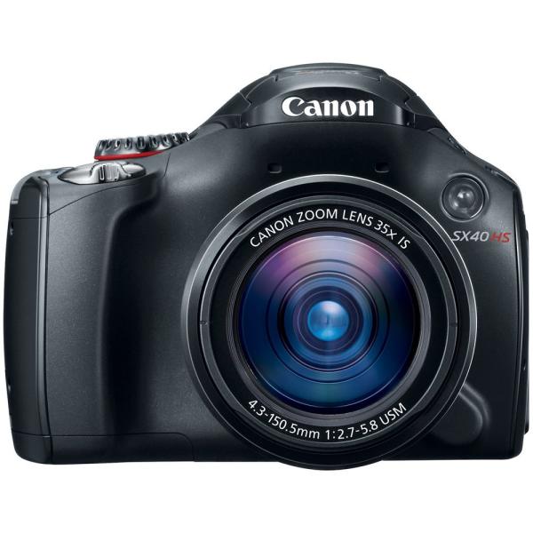 Canon SX40 HS 12.1MP Digital Camera with 35x Wide ...