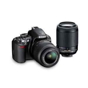 Nikon D3100 DSLR Camera with 18-55mm VR, 55-200mm ...