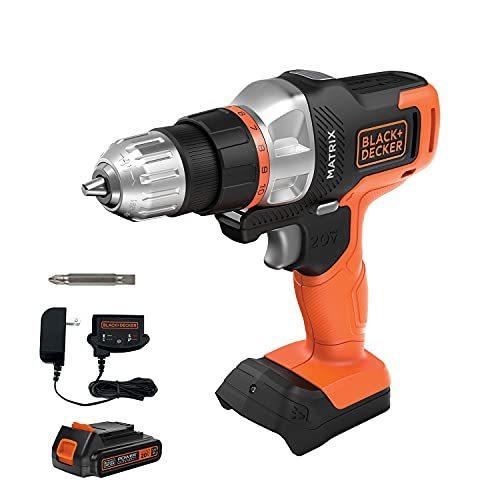 BLACK+DECKER ドリルドライバ BDCDMT120C 電動ドリル、ドライバー、レンチ