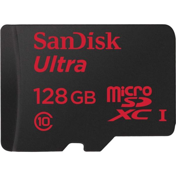SanDisk マイクロSDカード SDSQUSC-128G-ANCMA