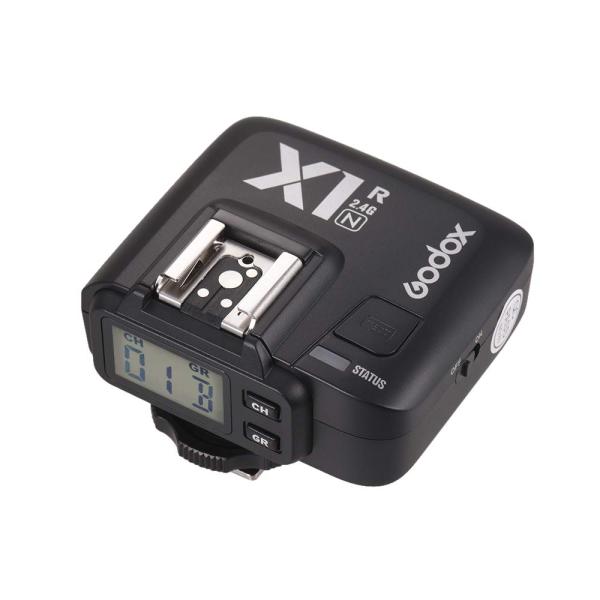 Godox X1R-N TTL 2.4G ワイヤレスフラッシュトリガーレシーバー Nikon DSL...
