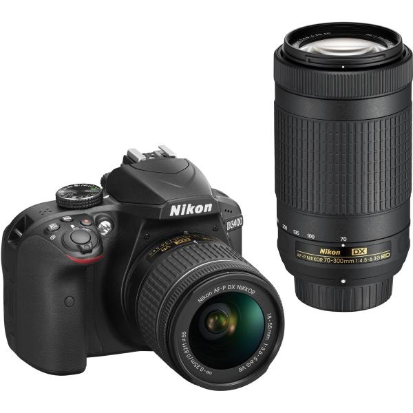 Nikon D3400 DSLR Camera with AF-P DX NIKKOR 18-55m...