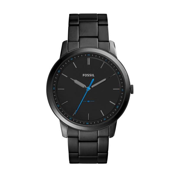 Fossil Men&apos;s The Minimalist FS5308 Black Stainless...