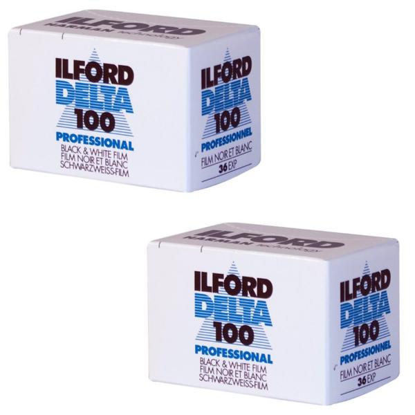 Ilford 1780624デルタ100プロフェッショナル白黒フィルム ISO 100 35 mm ...