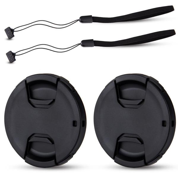2 Pack JJC 52mm Front Lens Cap Cover with Elastic ...