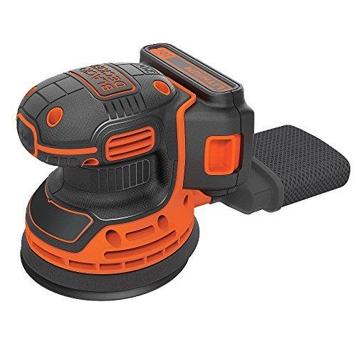 BLACK+DECKER ランダムオービットサンダー BDCRO20C 電動ドリル、ドライバー、レン...